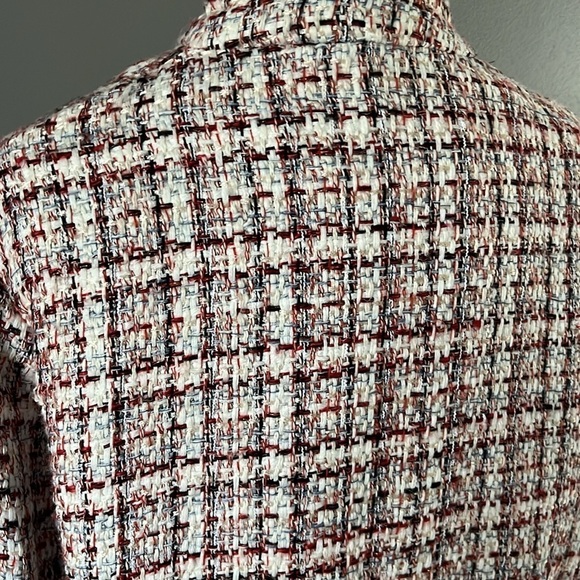 Apparis  Dolly Bomber Coastal Tweed with Vegan Leather Trim - Picture 9 of 14